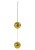 Вагинальные шарики Candy Balls Lux, золотистые