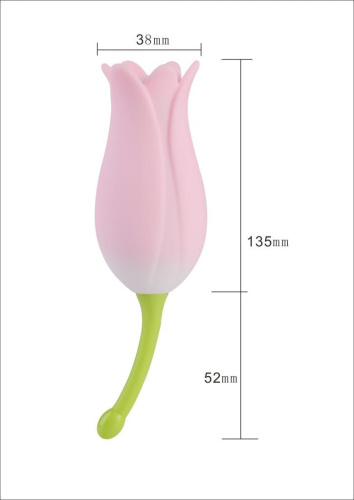 OTOUCH Juliet Pink Massager - Клиторальный стимулятор, 13,5 см (розовый) - sex-shop.ua