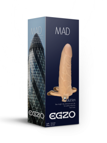 Egzo FH06 - Полый страпон, 15.5х4.3 см - sex-shop.ua