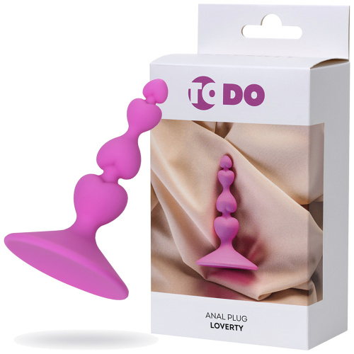 ToDo By Toyfa Loverty - анальная пробка, 8х2.3 см (розовый)