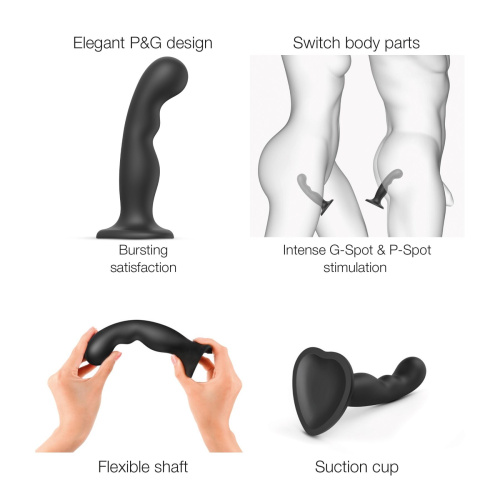Насадка для страпона Strap-On-Me Dildo Plug P&G, 14х3.3 см размер S - sex-shop.ua