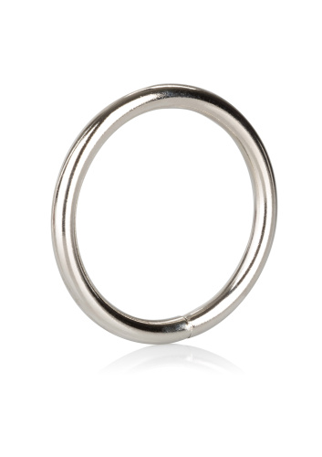 CalExotics Silver Ring Large - металлическое эрекционное кольцо, 5 см