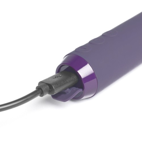 Je Joue Classic Bullet Vibrator Purple - минивибратор с фиксацией на палец, 9х2,4 см. (пурпурный) - sex-shop.ua