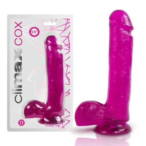 Фалоімітатор Climax Cox 9.5 Colossal Cock Steamy Pink, 19, 7х5 см