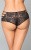 SoftLine Shorts 2478 - Женские стринги-шортики, S/M (черный)