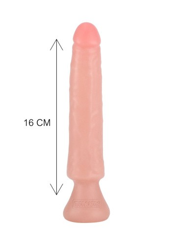 Get Real Starter Dong 6 Inch - Фаллоимитатор на присоске,16 см (телесный)