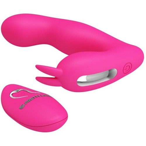 Pretty Love Josephine G-spot Massager Pink - Вибратор с пультом дистанционного управления, 10.9х2.7 см (розовый)