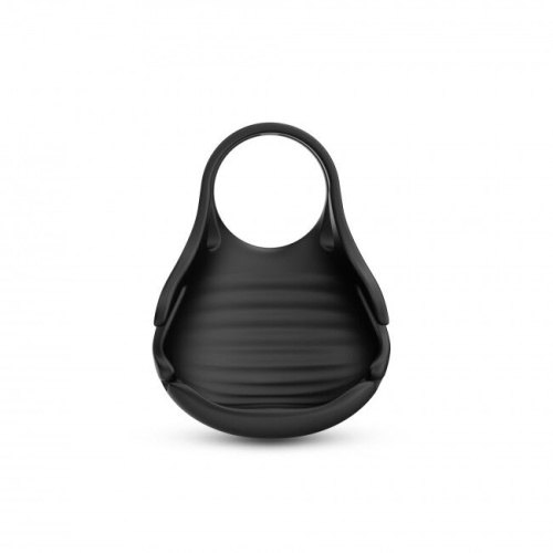 Dorcel Fun Bag - виброкольцо со стимуляцией мошонки, 6.3х3.3 см (черный) - sex-shop.ua
