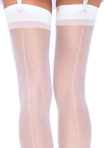 Leg Avenue Sheer Stockings-панчохи зі швом (тілесний)