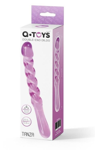 A-Toys by Toyfa Tanza - Фалоімітатор двосторонній, 27.5х3.1 см - купити в Україні | Секс шоп SEX-SHOP.ua
