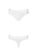 Passion PS005 Panties трусики-бразилиана из хлопка, S (белый)