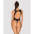 Obsessive B129 teddy - Боди, XL/XXL (чёрный)