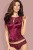 Obsessive Miamor corset UA79160 - Комплект, S/M, (бордовый)