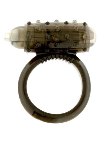 Seven Creations VIibrating Cockring Silicon - виброкольцо, 5х3 см (черный)