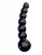 Анальная пробка Icicles No 66 Black, 12х3,5 см (черный) - sex-shop.ua