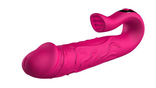 Вібратор Boss Realistic Tongue Stimulating Dildo - купити в Україні | Секс шоп SEX-SHOP.ua