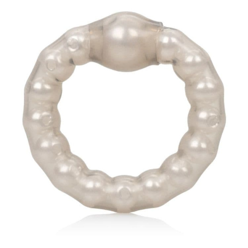 Кольцо на пенис Pearl Beaded Prolong Ring (белый)
