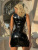 D&A Лучезарная Эмилия лакированное платье с сексуальным декольте, XS/S - sex-shop.ua