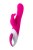 Toyfa JOS ELLY - Вибратор-кролик с подогревом, 21.5х3.3 см (розовый) - sex-shop.ua