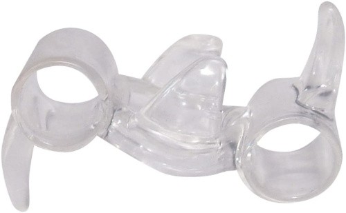You2Toys Smart Tickler Cock Ring - виброкольцо, 7х2.5 см (прозрачный) - sex-shop.ua