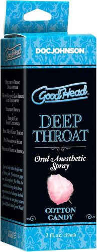Спрей для минета Doc Johnson GoodHead DeepThroat Spray, 59 мл (сахарная вата)
