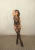 Leg Avenue-Jacquard net bodystocking Black - Сексуальный сетчатый боди, OS