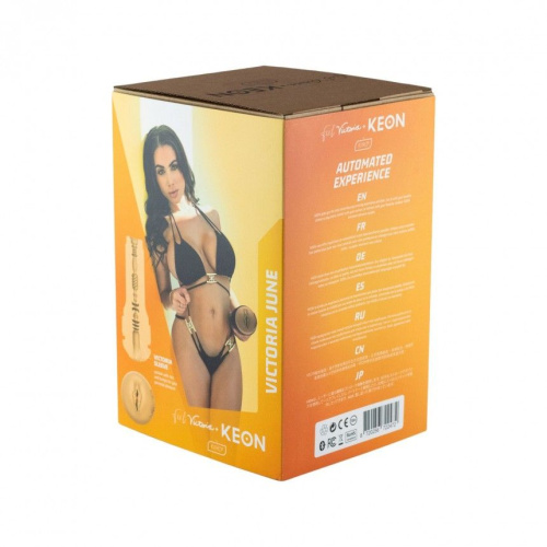 Kiiroo Keon Kombo Set - Интерактивная секс-машина для мужчин с мастурбатором Feel Victoria June