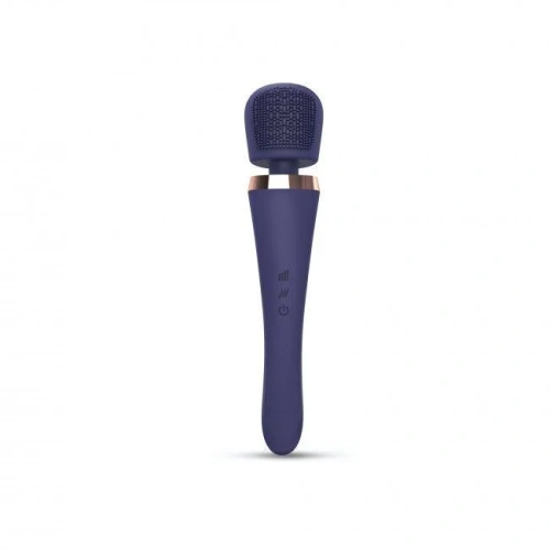 Love To Love Brush Crush - Вибромассажер, 25.4х5.3 см., (индиго)