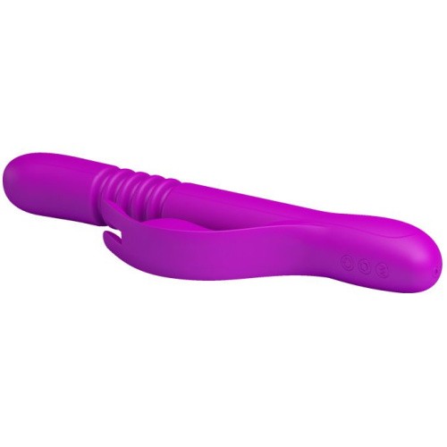 Pretty Love Donahue Vibrator Pink - Вібратор-кролик з поступальним рухом, 26.8х3.4 см (фіолетовий) - купити в Україні | Секс шоп SEX-SHOP.ua