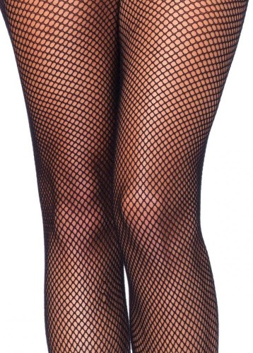 Leg Avenue - Колготки в сітку з вирізом, Q (чорний) - купити в Україні | Секс шоп SEX-SHOP.ua