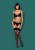 Obsessive Gretia set - еротичний комплект бюстгальтер, стрінги та пояс для панчіх, L/XL (чорний) - купити в Україні | Секс шоп SEX-SHOP.ua