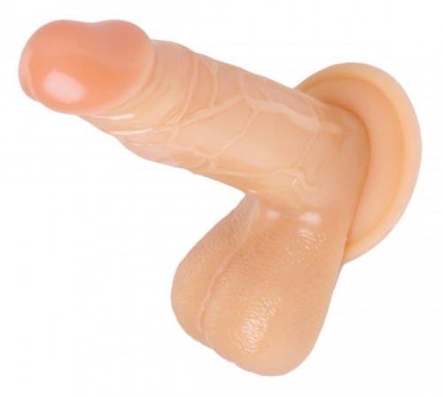 Фаллоимитатор Average Alan 5.25 Inch Realistic Suction Cup Dildo, 14,6х3,8 см - sex-shop.ua