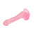 Hi-Rubber 7.7" Dildo Pink - Фаллоимитатор с мошонкой, 19,5 см (розовый) - sex-shop.ua