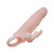 Brave Men Vibro Penis Sleeve Flesh with Bunny - Насадка на пенис, 16,4 см (телесный)