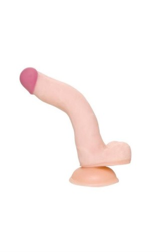 A-Toys by Toyfa Minc - гнущийся реалистичный фаллоимитатор, 21х3.8 см (телесный)
