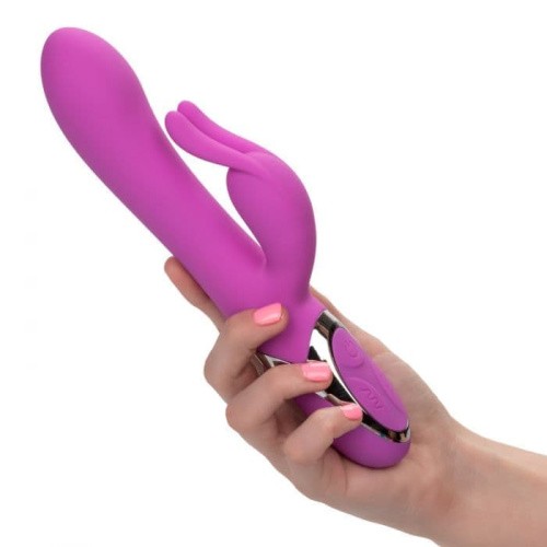 California Exotic Novelties Enchanted Bunny - силиконовый вибратор-кролик, 13.3х3.8 см
