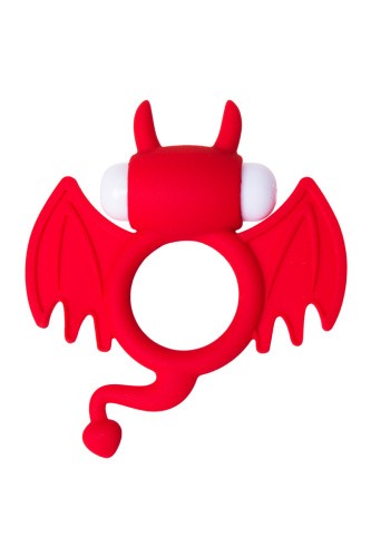 Toyfa Jos Sweet Devil - виброкольцо, 8.5х3.5 см (красный)