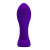 LyBaile Pretty Love Morton Plug Blue - Анальная пробка с вибрацией, 10,4х3,4 см (синий)
