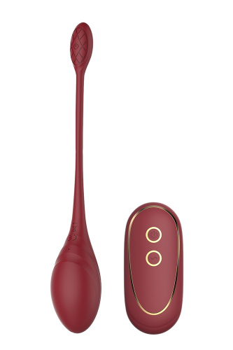 Dream Toys Romance Daisy - Виброяйцо с дистанционным управлением, 23 см (бордовый)