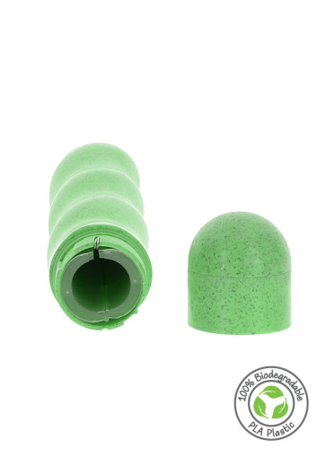 Fuck Green Organic Wave Vibrator - Вибратор, 18 см (зеленый) - sex-shop.ua