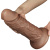 LoveToy - Realistic Chubby Dildo Brown 10.5 '' - Фаллоимитатор, 26.6х6.3 см