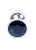 Boss Jewellery Silver Plug Black - Анальная пробка с кристаллом, 7х2.7 см (чёрный) - sex-shop.ua