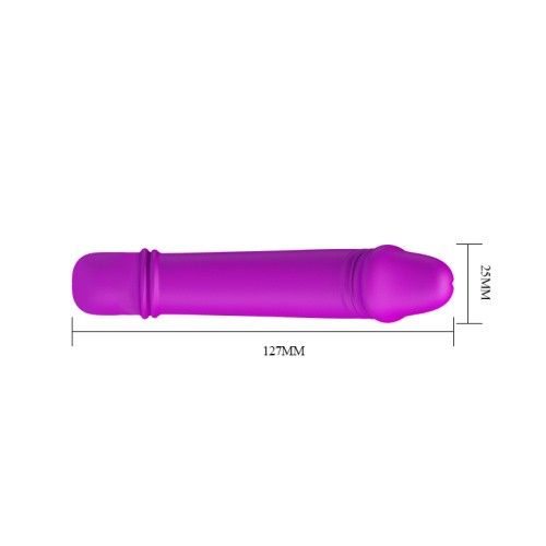 Pretty Love Emily Smooth Vibrator - Вибратор, 12.7х2.5 см - sex-shop.ua