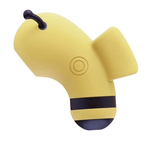 CuteVibe Beebe - Симулятор орального сексу з електростимуляцією, 6.5х3.3 см (жовтий)