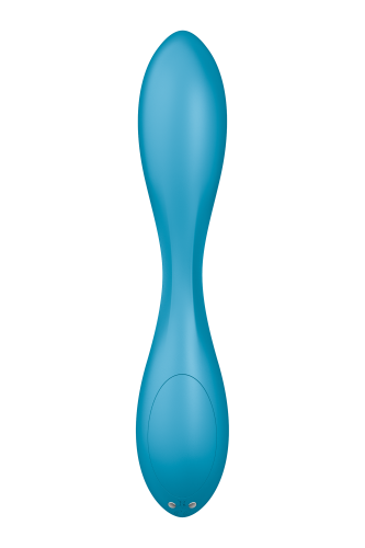 Satisfyer G-Spot Flex 1 - Гнучкий вібратор із фіксацією форми, 19.5х3.2 см (блакитний)