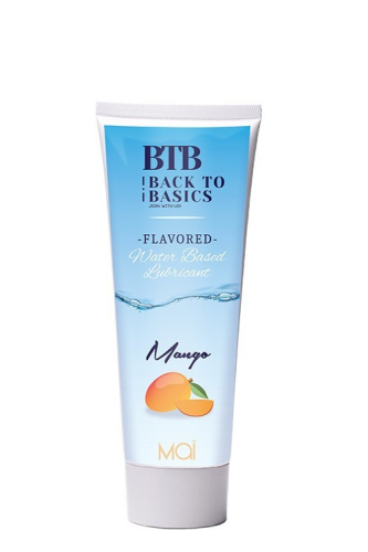 MAI BTB Flavored Mango смазка на водной основе с ароматом манго, 75 мл - sex-shop.ua