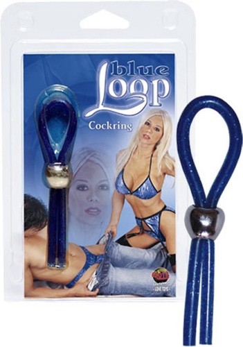 You2Toys Cock Loop Blue-ерекційне ласо, 11 см - купити в Україні | Секс шоп SEX-SHOP.ua