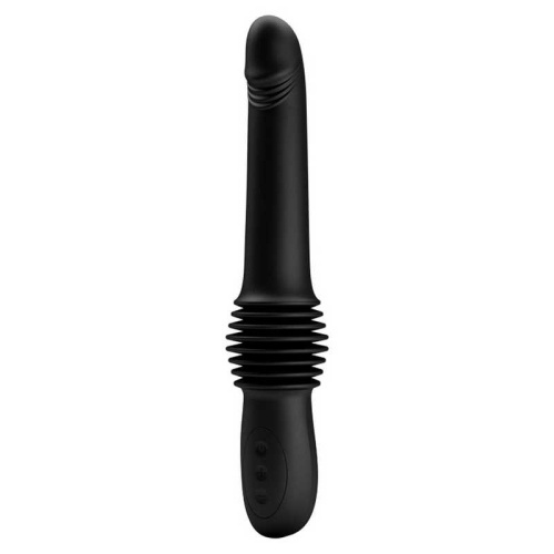 LyBaile Pretty Love Pazuzu Up&Down - Вибратор с имитацией фрикций, 36х3.2 см (чёрный)