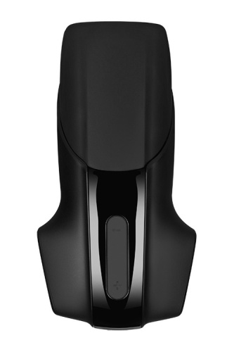 Satisfyer Men Vibration - супер-мастурбатор с вибрацией, 16х8 см (черный) - sex-shop.ua
