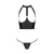 Passion - GENEVIA SET WITH OPEN BRA - Комплект із еко-шкіри, S/M - купити в Україні | Секс шоп SEX-SHOP.ua